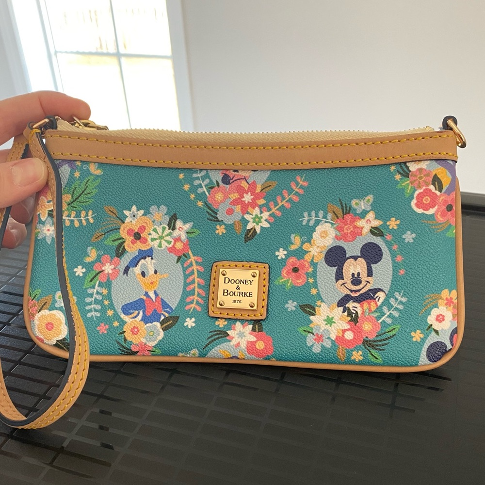 Disney Dooney & Bourke Flower and Garden Clutch